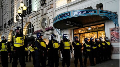دستگیری ۲۰ نفر در جنجال پس از بازی انگلیس و دانمارک