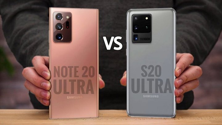 مقایسه گوشی سامسونگ Galaxy Note 20 Ultra  و Galaxy S20 Ultra+ لیست جزئیات