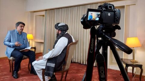 پخش مصاحبه پرس تی وی با یکی از رهبران طالبان از تلویزیون