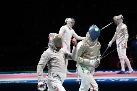 شمشیربازی ایران در رتبه ششم المپیک + عکس