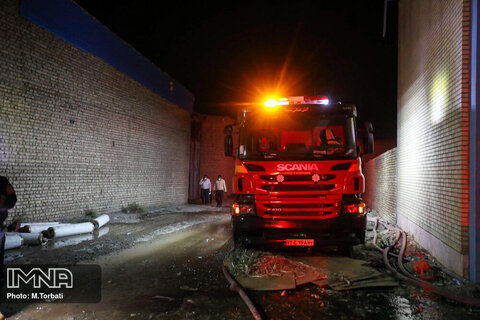 حادثه آتش سوزی در حوالی روستای عسکریه مشهد