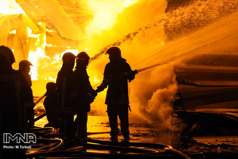 آتش‌سوزی در مجاورت چاه نفت شماره یک مسجدسلیمان