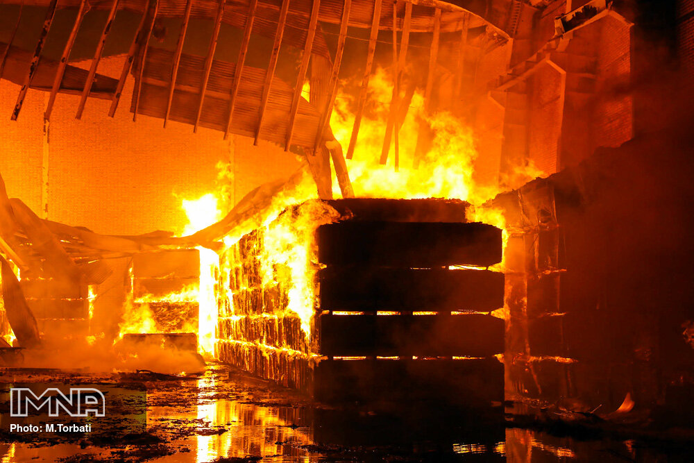 آتش‌سوزی در کربلای معلی