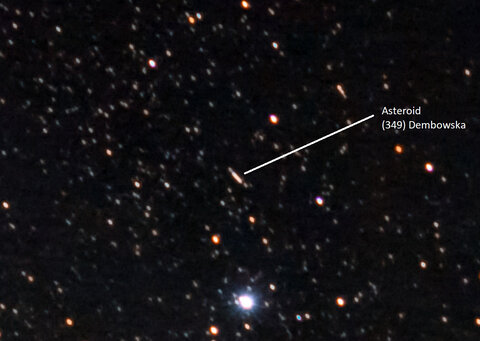 امشب سیارک Dembowska 349 را در وضعیت مقابله رصد کنید