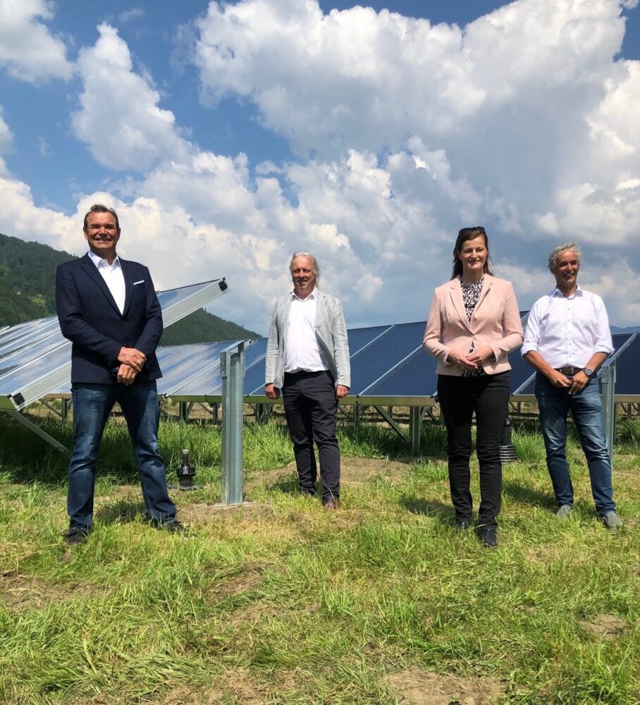 آغاز به کار بزرگترین مزرعه خورشیدی اتریش
