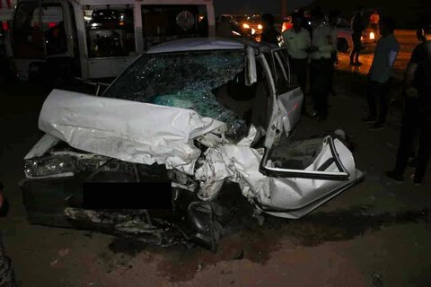 واژگونی ۲ خودرو سواری در کرمان با ۲۴ مصدوم+عکس