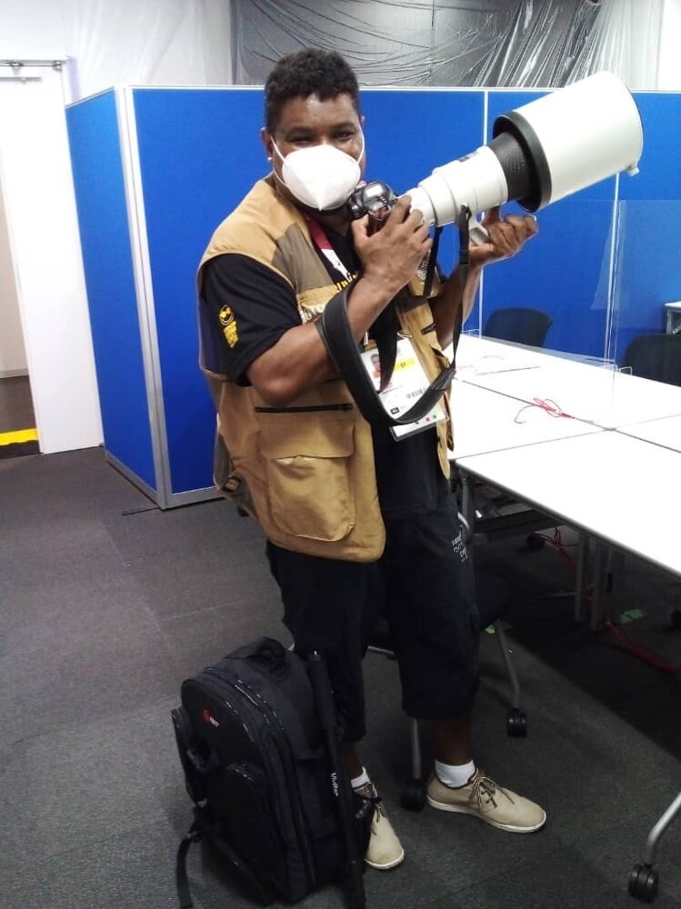 حضور عکاس نابینا در پارالمپیک توکیو