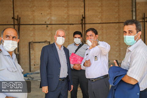بازدید سرپرست شهرداری اصفهان از ایستگاه آتش نشانی‎‎