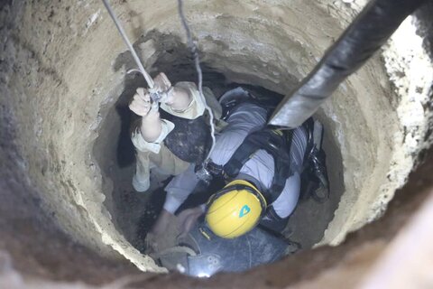 سقوط مرگبار کارگر جوان تبعه خارجی در چاه ۷ متری+ عکس
