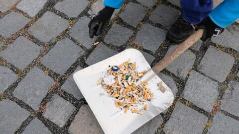 چک در تلاش برای پاک‌سازی فضاهای عمومی از ته‌سیگارها