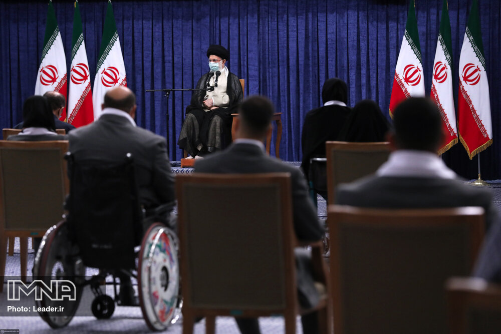 دیدار مدال‌آوران ایران در رقابت‌های المپیک و پارالمپیک ۲۰۲۰ توکیو با مقام معظم رهبری