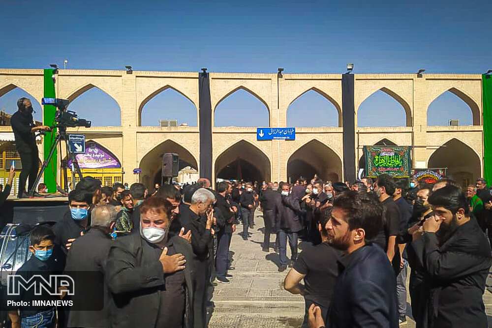  برگزاری همایش عزاداری هیئت‌های مذهبی شهر در میدان امام علی(ع)