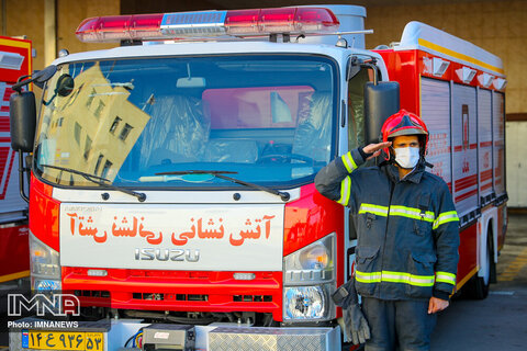 حضور آتش‌نشانان کاشان در ۷۵۴ حادثه