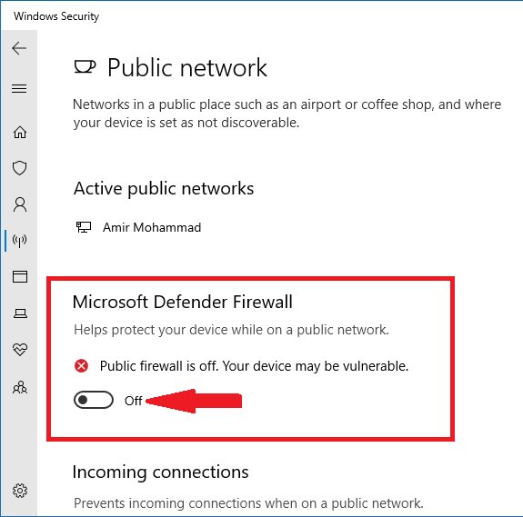فایروال چیست؟ + خاموش کردن Windows Defender Firewall در ویندوز ۱۰