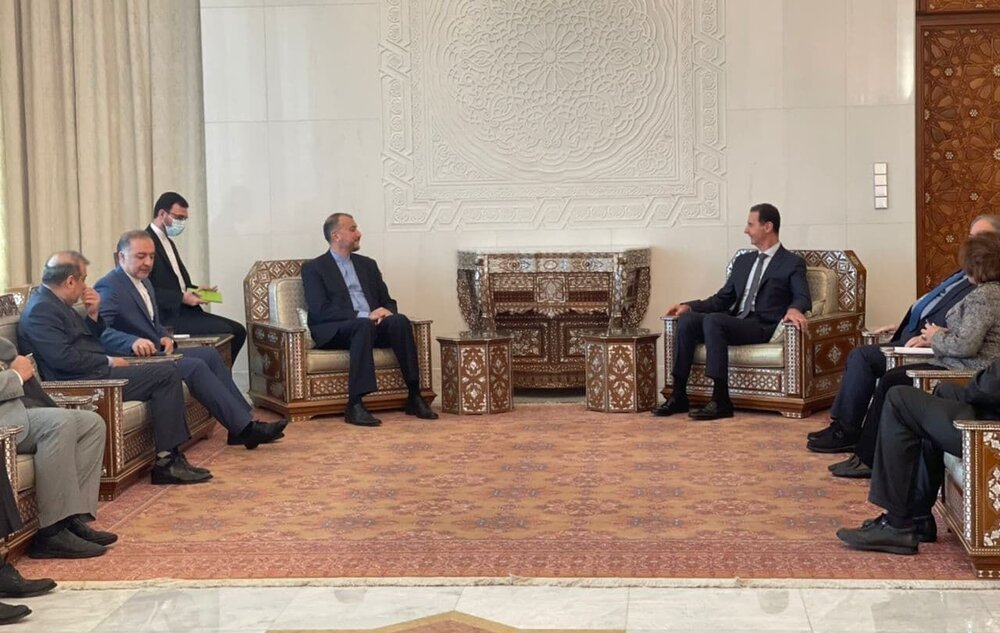 وزیر امور خارجه با بشار اسد دیدار کرد