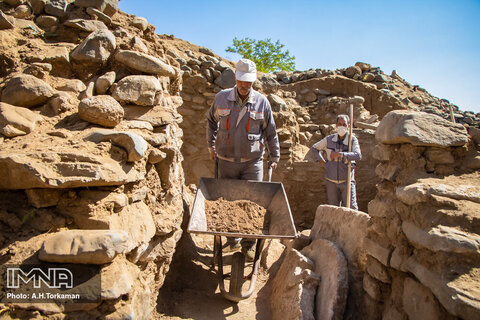 نخستین دست یافته باستان شناسان در آسیاب آبی همدان