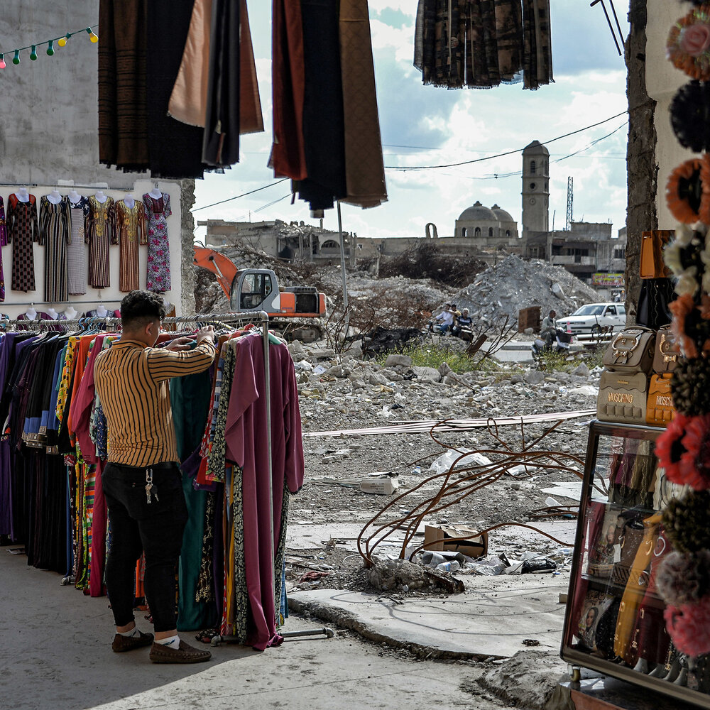 نوسازی فروشگاه‌های قدیمی عراق پس از پایان حکومت داعش