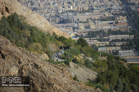 کوه کوهنوردی در کوه صفه اصفهان