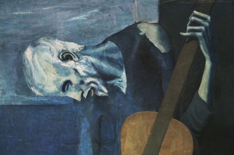 پابلو پیکاسو و "نقاشی‌های دوره آبی"