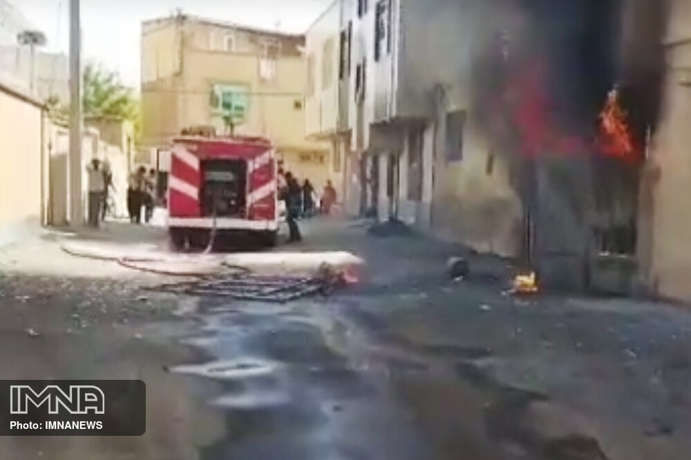 انفجار گاز در زینبیه، دو مصدوم برجای گذاشت