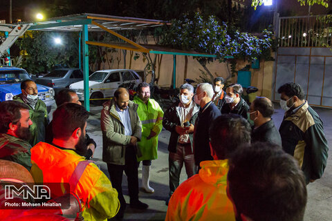بازدید شهردار اصفهان از واحدهای خدمات شهری