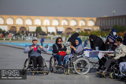 همایش بزرگ مسابقات ورزشی افراد دارای معلولیت در میدان نقش جهان‎‎