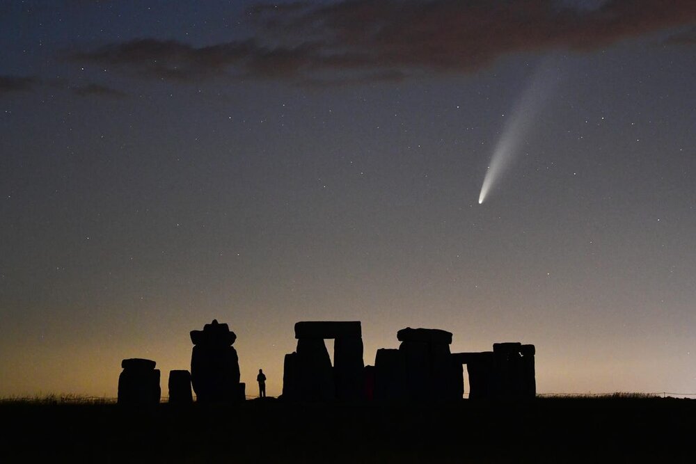 امشب دنباله‌دار لئونارد در وضعیت حضیض خورشیدی قرار می‌گیرد