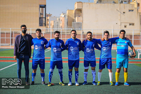 اختتامیه مسابقات فوتبال اصحاب رسانه استان اصفهان