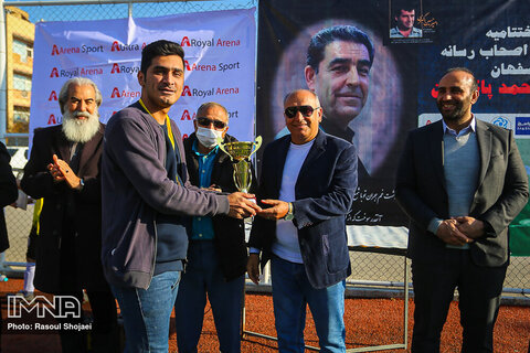 اختتامیه مسابقات فوتبال اصحاب رسانه استان اصفهان