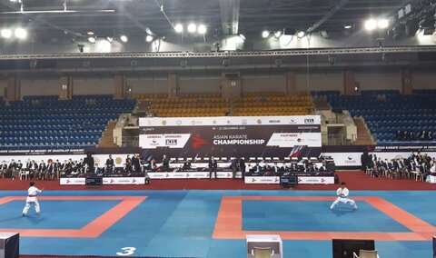 تصاحب صدر جدول کاراته قهرمانی آسیا توسط ایران در پایان روز نخست