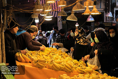 بازار میوه شب یلدا_ همدان‎‎