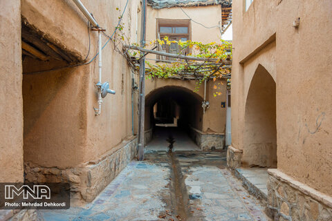 Yase Chah; Iranian cozy village with covered walkways