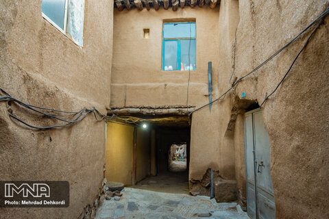 Yase Chah; Iranian cozy village with covered walkways