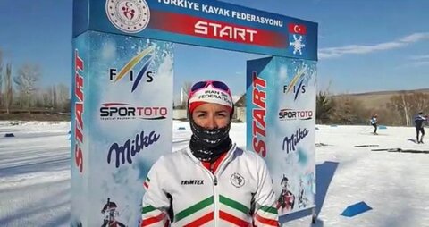 رکوردشکنی دختر ایرانی در مسابقات بین‌المللی اسکی صحرانوردی ترکیه
