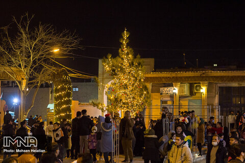 Isfahan's Armenian neighborhood days before New Year's Eve 