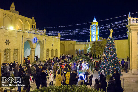 Isfahan's Armenian neighborhood days before New Year's Eve 