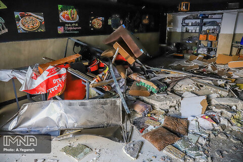 انفجار کپسول گاز در مجتمع خدماتی هتل پارسیان کیش