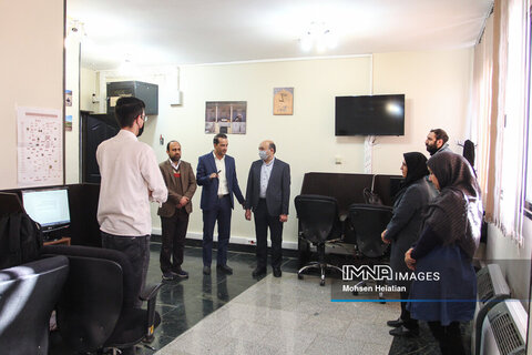 بازدید مدیر امور هماهنگی مناطق شهرداری اصفهان از خبرگزاری ایمنا