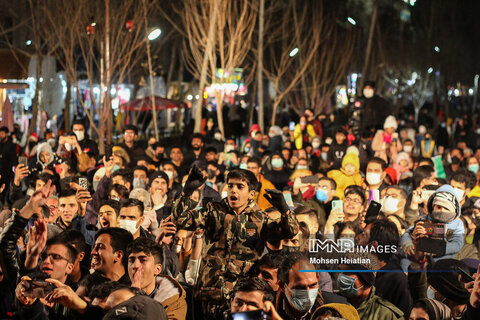 شادی مردم اصفهان برای صعود به جام جهانی