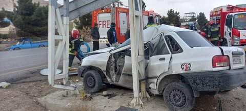 ۴مجروح و کشته درپی ۲حادثه هولناک ترافیکی در اصفهان