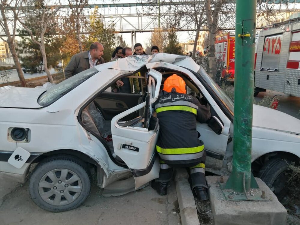 ۵۵ درصد تصادفات نوروزی سهم تک وسیله‌ای‌ها/محدودیت ترافیکی خودروهای سنگین در اصفهان