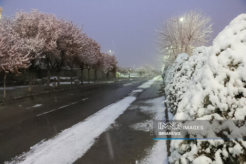 ۶ میلی‌متر بارش در اصفهان و ۲۸ سانتی‌متر برف در فریدون‌شهر