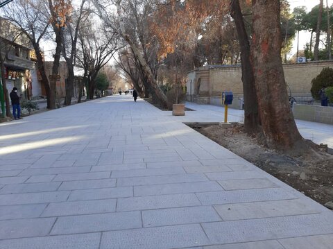 پیاده‌راه‌سازی خیابان سپاه تکمیل شد