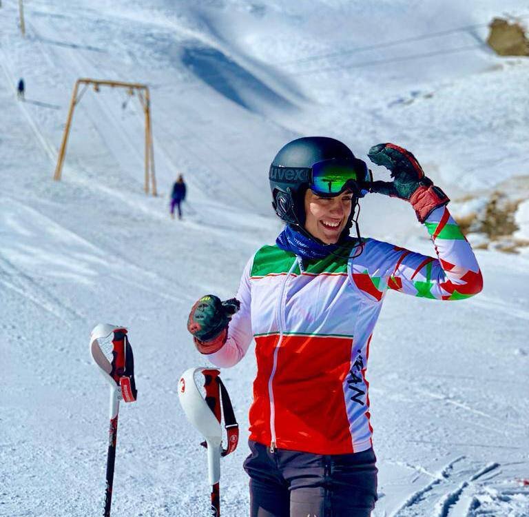 رقابت دختر اسکی‌باز ایران با حریفان