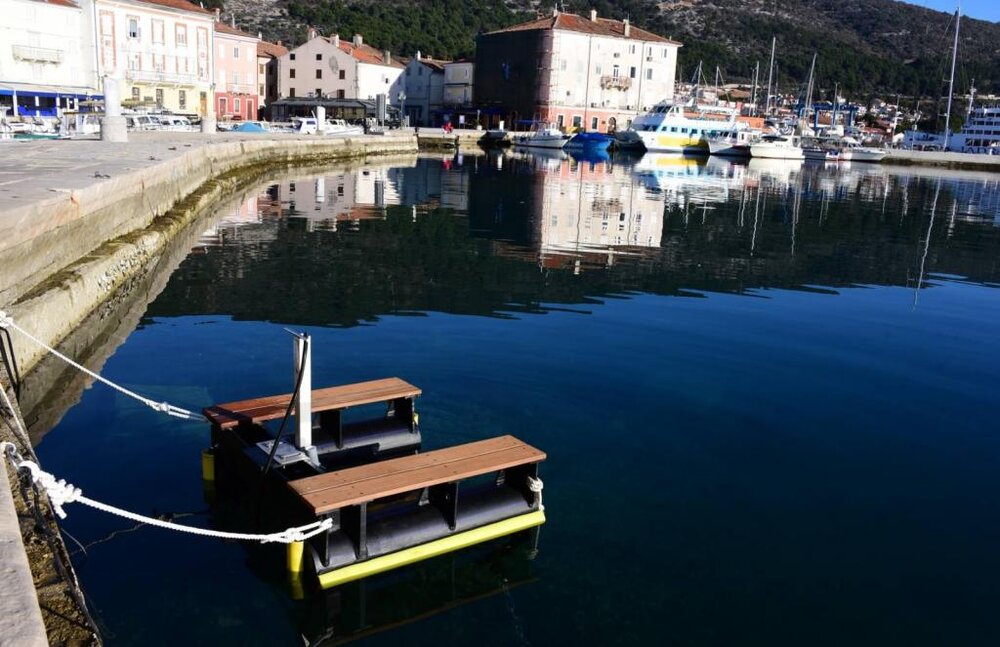 نصب سطل‌های دریایی در کرواسی برای کاهش آلودگی آب