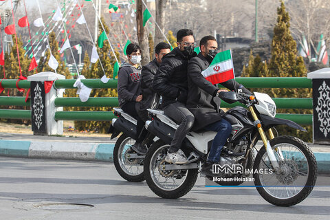 مراسم راهپیمایی ۲۲ بهمن در اصفهان