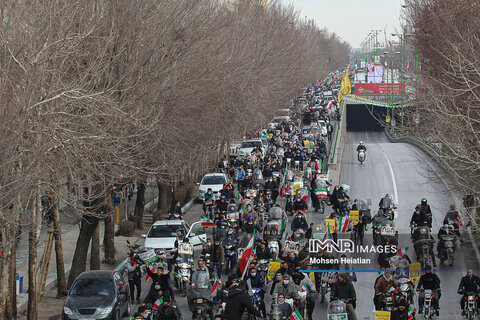 مراسم راهپیمایی ۲۲ بهمن در اصفهان