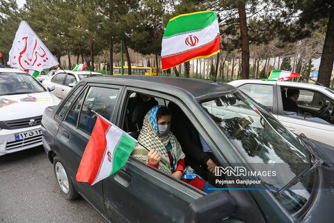 مراسم راهپیمایی ۲۲ بهمن در اصفهان