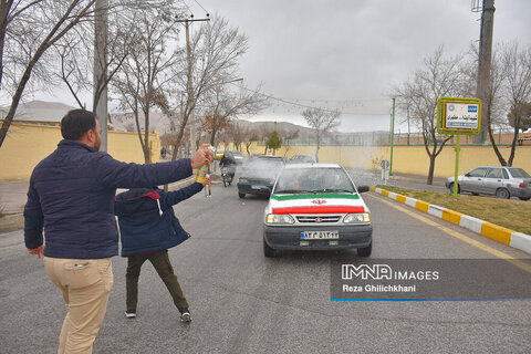 مراسم راهپیمایی ۲۲ بهمن در اصفهان