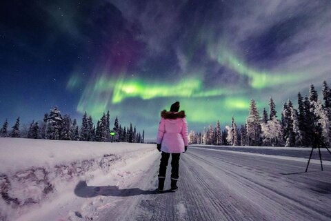 Aurora Borealis; stunning dance of lights